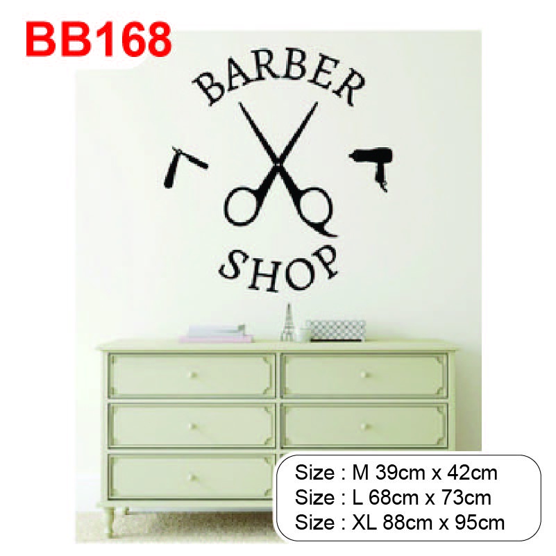 Decal trang trí cửa tiệm Barber, Spa, tạo điểm nhấn thu hút khách hàng P13