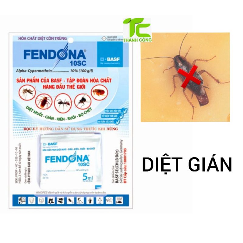 Thuốc diệt gián Fendona 10SC 5ml