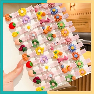 Set 10 kẹp mái nhí cho bé với nhiều họa tiết dễ thương