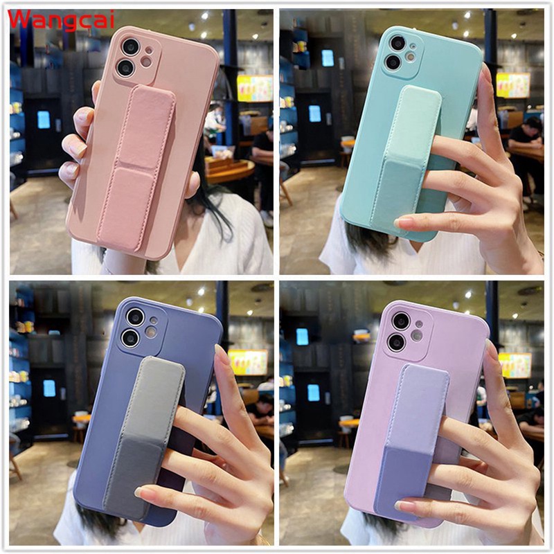 Ốp điện thoại TPU dẻo màu sắc kẹo ngọt có giá đỡ nam châm cho Samsung Galaxy S10Lite 2020 Note 10 Plus Lite Grand Prime