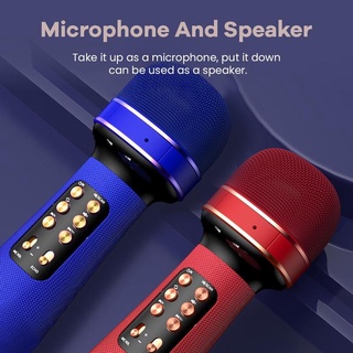 [WS898] Micro Hát Karaoke kiêm loa Bluetooth Không Dây cho iOS Android