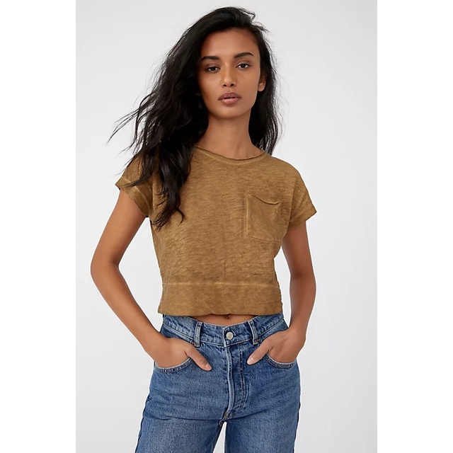 Hàng dư xịn - Áo thun croptop Fr33 xuất khẩu
