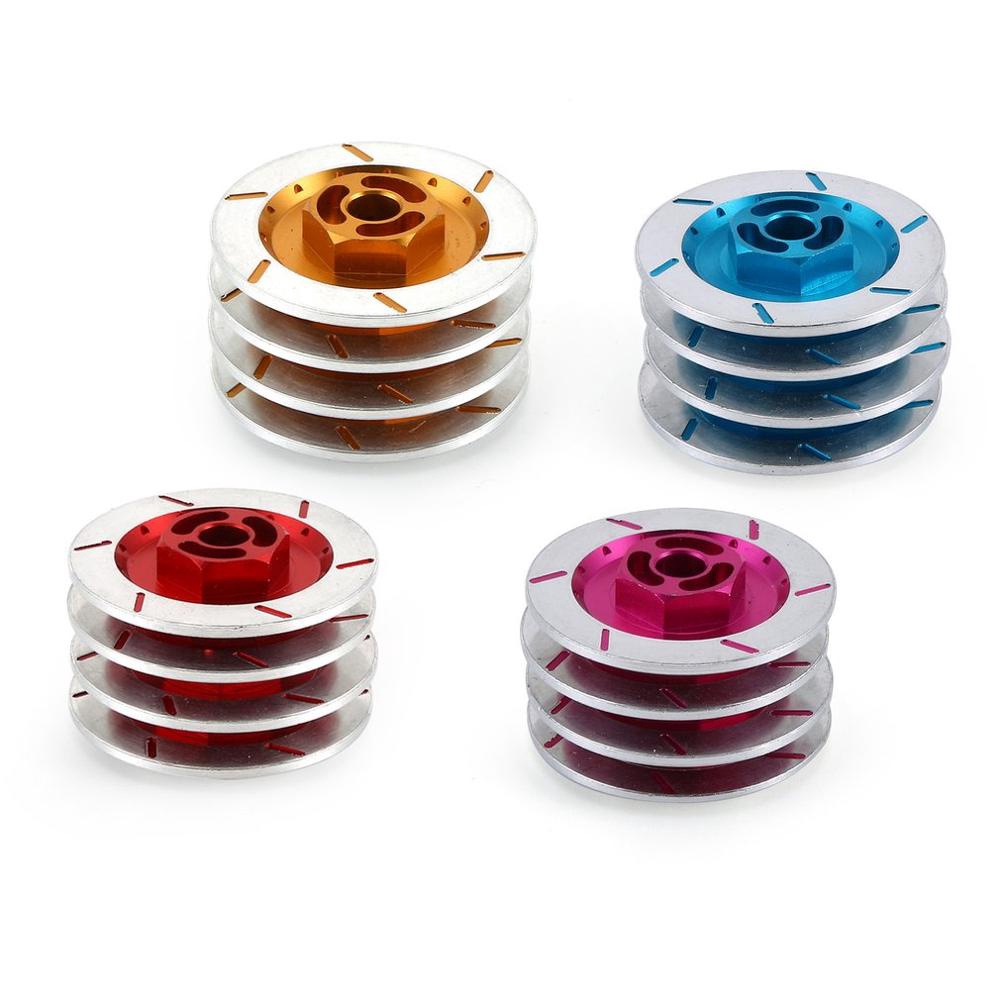 Bộ 4 Phanh Đĩa Hợp Kim Nhôm 12MM Cho Xe Điều Khiển Từ Xa 1/10 HSP Buggy Truck 94123 94122
