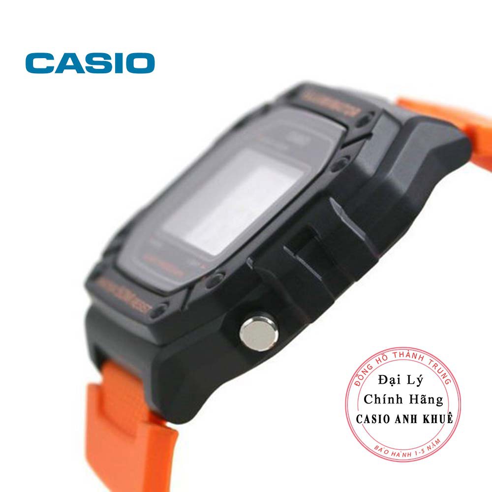 Đồng hồ điện tử nam Casio W-218H-4B2VDF dây nhựa