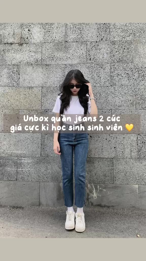 Quần Jean Ống Đứng Nữ TULIDU Xẻ Tà Lưng Cao Chất Mềm Mịn Co Giãn 4 Chiều Quần Ống Đứng | BigBuy360 - bigbuy360.vn