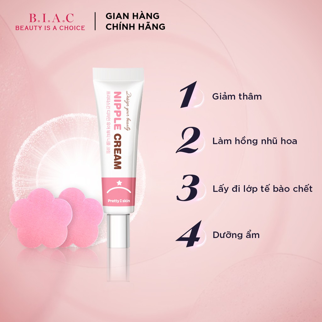 Combo chăm sóc cơ thể dưỡng Hồng Nhũ Hoa PrettySkin Design Your Beauty Nipple