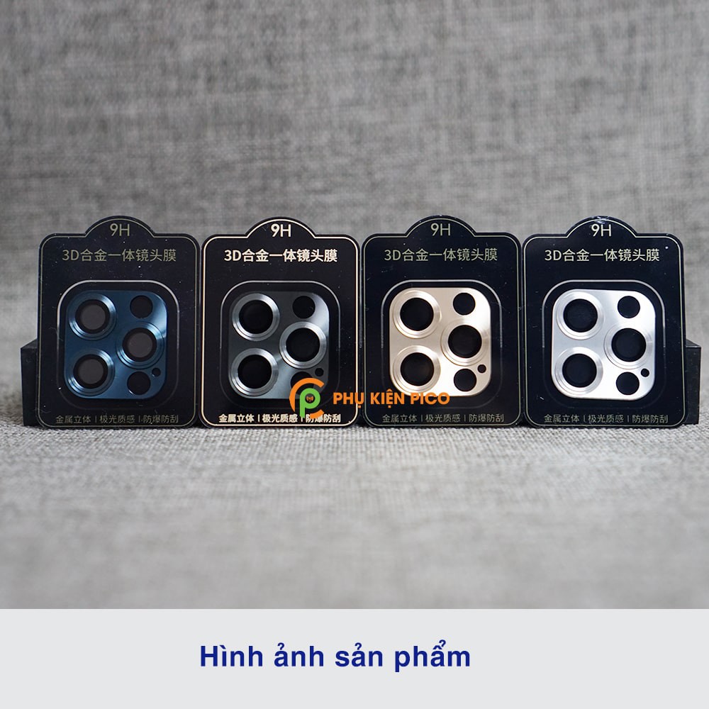 Dán camera Iphone 12 Full Cụm Cam - Khung nhôm bảo vệ camera Iphone 12 kèm kính cường lực, chống trầy xước, va đập