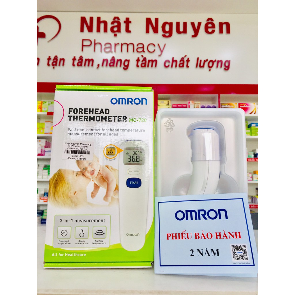 Nhiệt kế đo trán OMRON MC-720