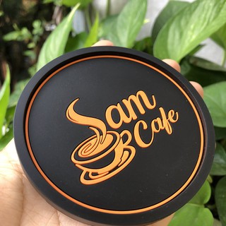 Xưởng in lót ly cao su ở HÀ NỘi, nhận in lót cốc cao su nhựa dẻo cho quán cafe, đế lót ly siêu bền đẹp
