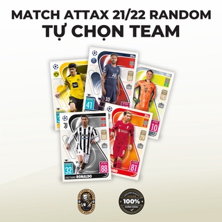 Topps Match Attax 21/22 | Thẻ cầu thủ bóng đá chính hãng | The Lucky Cards