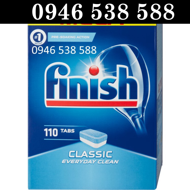 Viên rửa bát finish 110 viên (NK Đức)