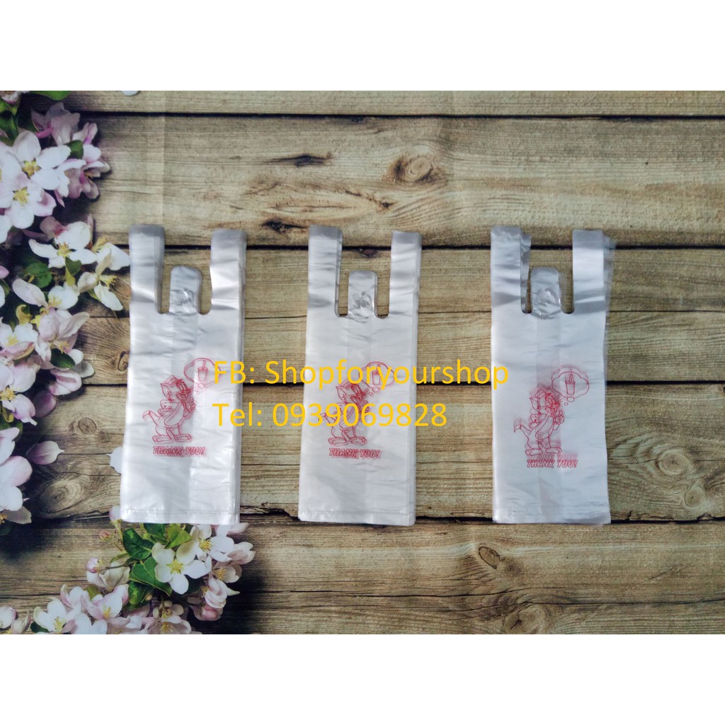 1Kg TÚI ĐỰNG LY IN HÌNH