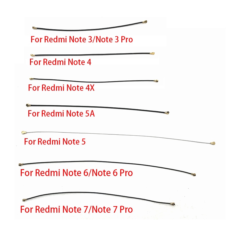 Set 2 Dây Cáp Ăng Ten Wifi Cho Xiaomi Redmi Note 3 4 4X 5 5A 6 7 Pro