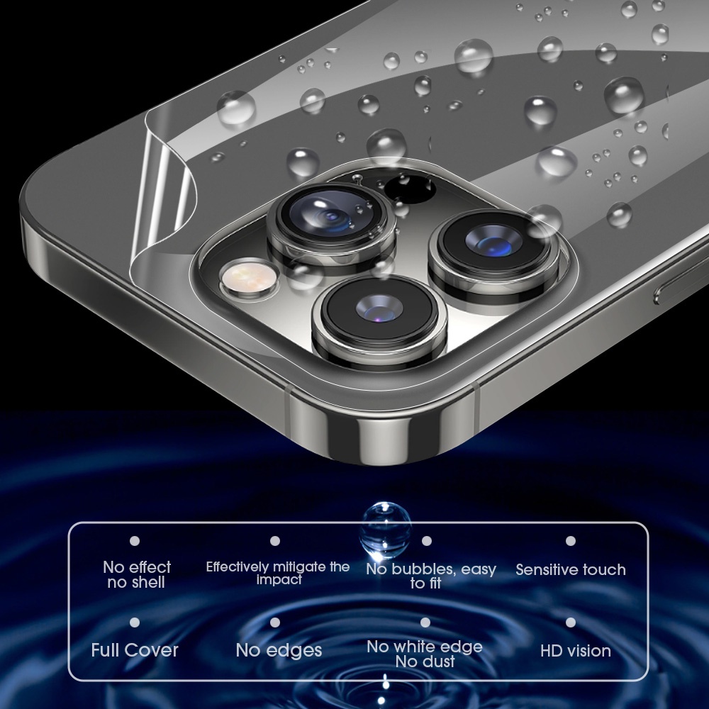 Phim Dán Hydrogel TPU Mềm Trong Suốt Chống Trầy Cho Điện Thoại IPhone 14 / 14 Plus / 14 Pro / 14 Pro Max