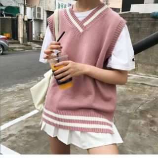 Áo gile len Hàn Quốc