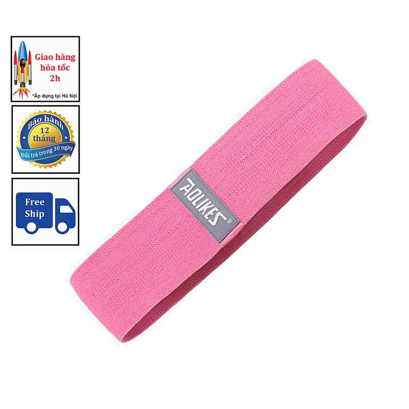 Dây Đàn Hồi Kháng Lực Tập Mông Miniband Aolikes Dây Đàn Hồi Tập Yoga Gym Vải Êm Mềm Chống Tuột