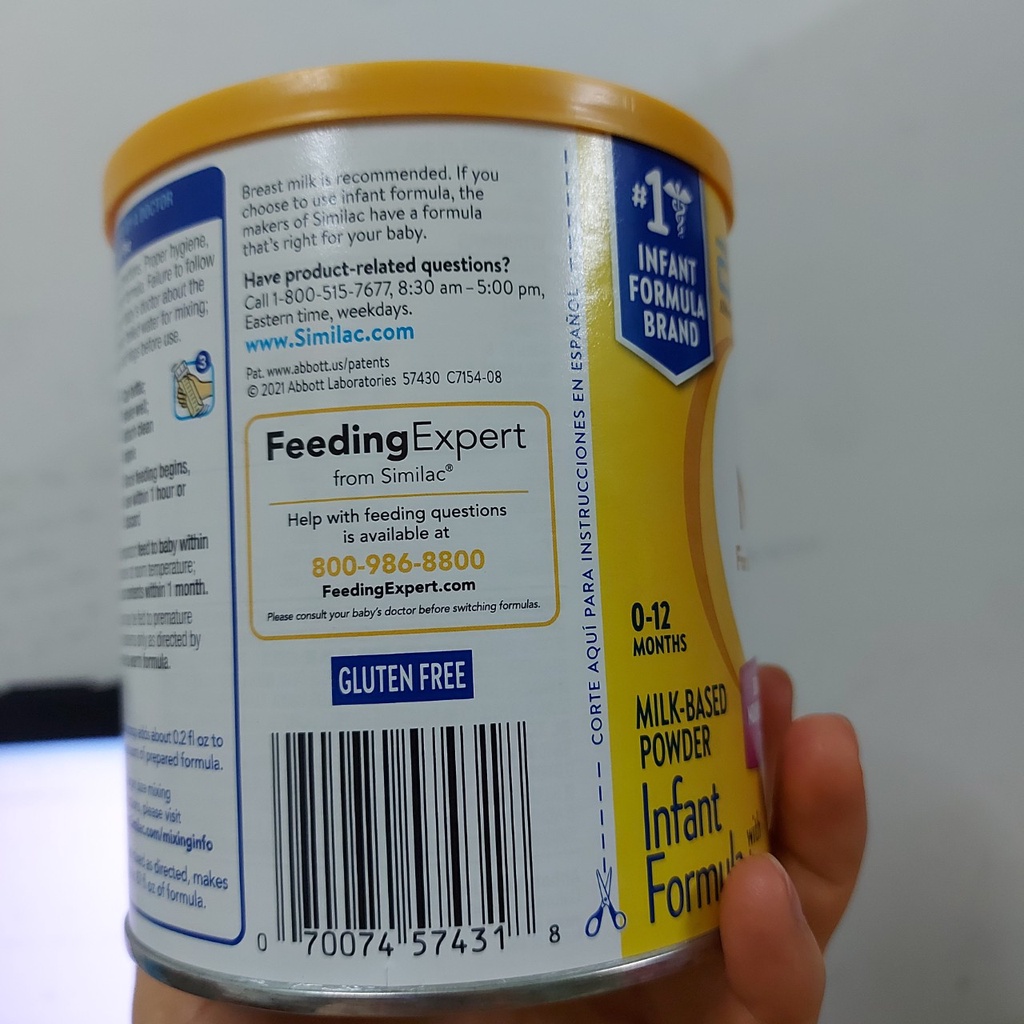 SỮA SIMILAC NEOSURE DATE 5/2025 371g mẫu mới