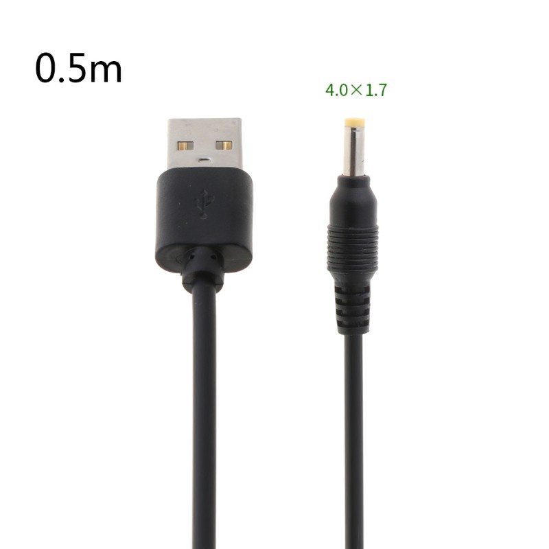 Cáp sạc chuyển đổi giắc USB sang DC 5.5x2.1 5.5x2.5 3.5x1.35 4.0x1.7 2.5x0.7