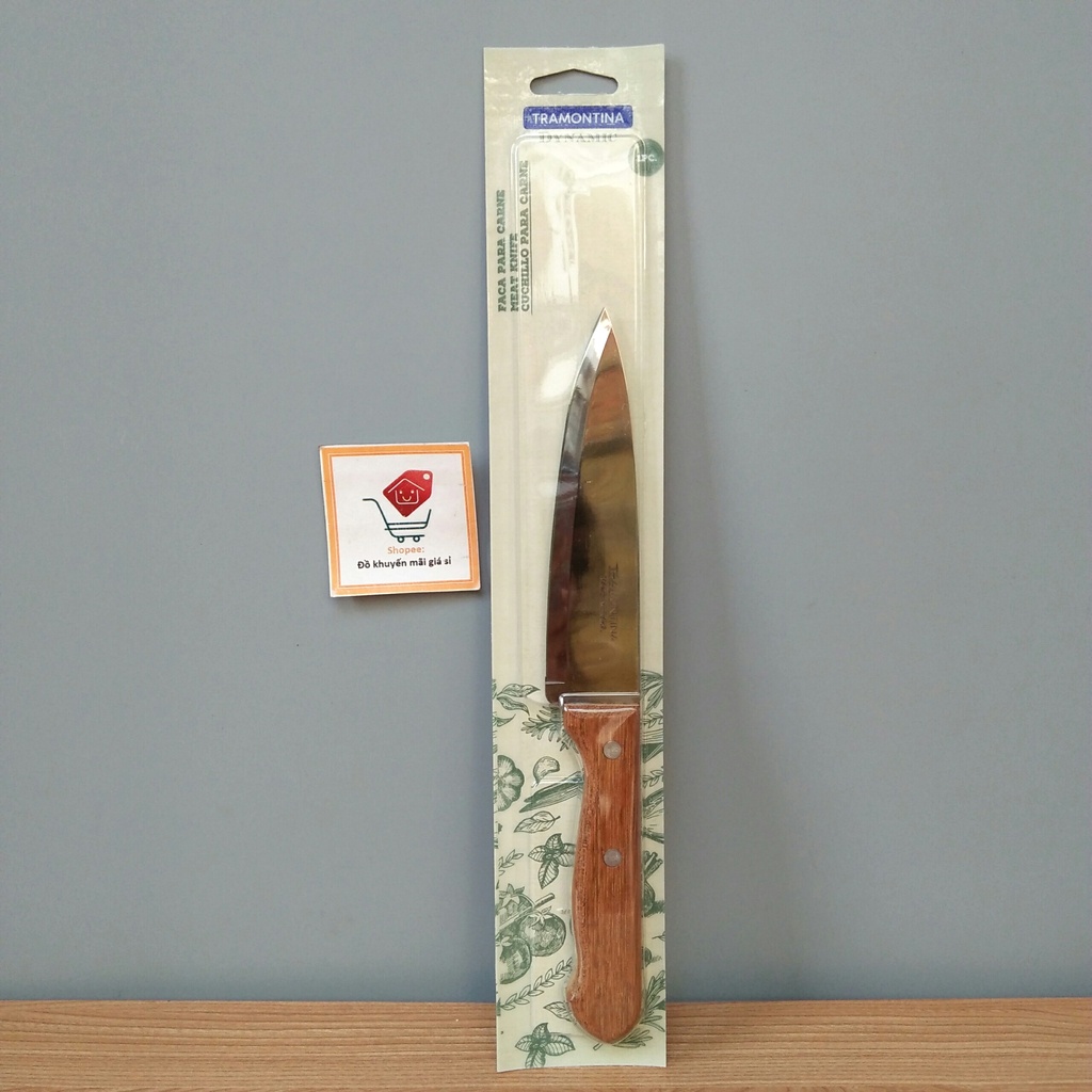 Dao đầu bếp cao cấp Tramontina 27 cm cán gỗ