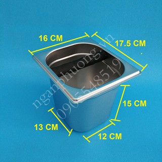 dụng cụ đập bã cà phê ( Knock box) cao 15cm