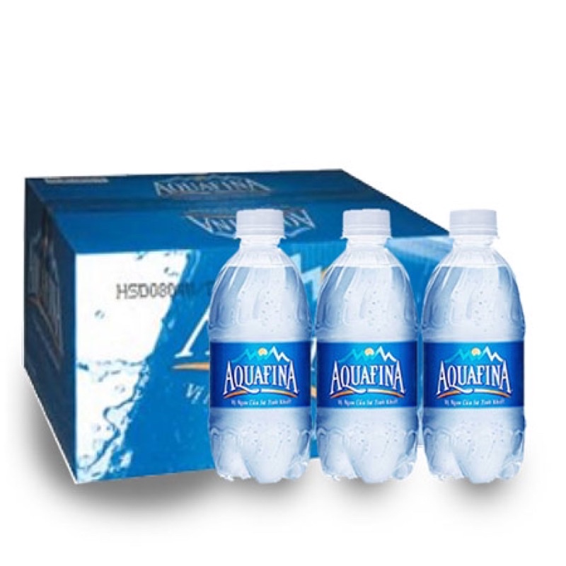 Nước Suối AQUAFINA Chai 355ml thùng 24 chai và 500ml thùng 24chai