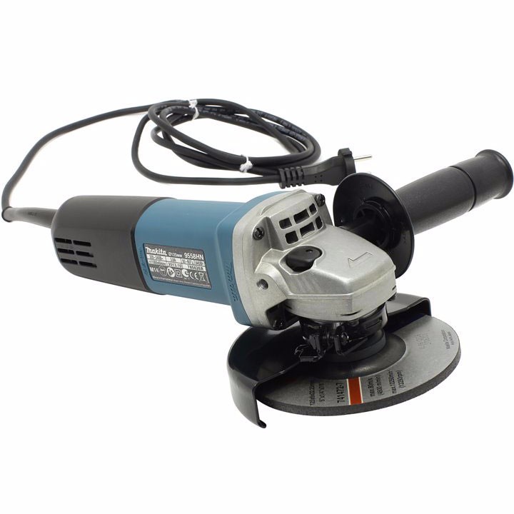 Máy mài góc Makita 9558HN. Có kèm phụ kiện đi kèm