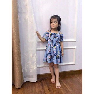 Đầm maxi sang chảnh cho bé 2-7 tuổi