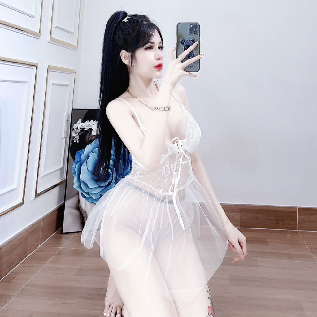 Váy ngủ sexy MIKY Đầm ngủ sexy Dáng Siêu Xinh &lt; 60KG