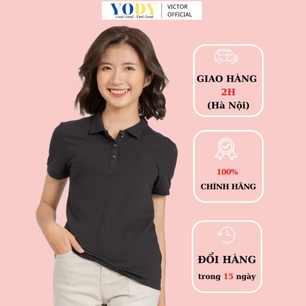 Áo Phông - Áo Polo Nữ YODY Có Cổ Pique Slup Bề Mặt Mềm Mướt, Đàn Hồi Tốt, Thời Trang Công Sở - Mã: APN3280 !