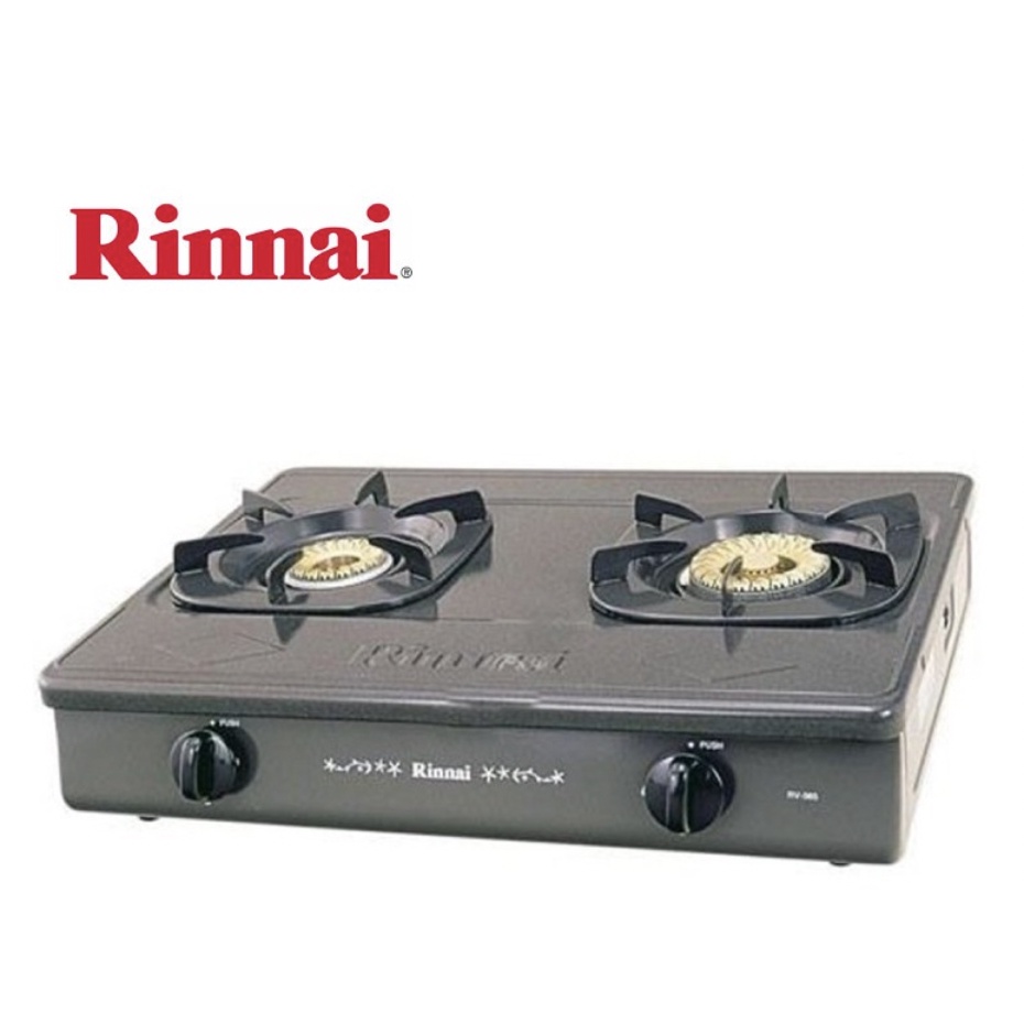 Bếp gas đôi mặt men Rinnai RV-375G(N),HÀNG CHÍNH HÃNG,MỚI 100%,BẢO HÀNH 2 NĂM