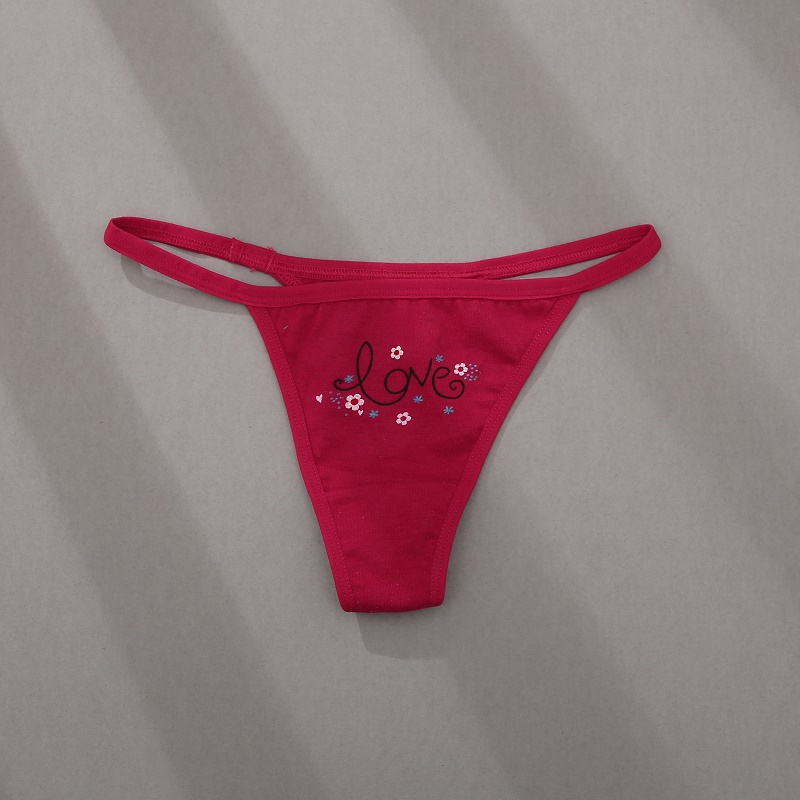 Quần lót cotton TakeTalk in hình đôi môi quyến rũ dành cho nữ