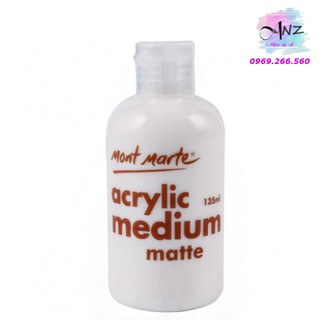 Dung môi pha Acrylic MONT MARTE, Medium acrylic Mont Marte 135ml