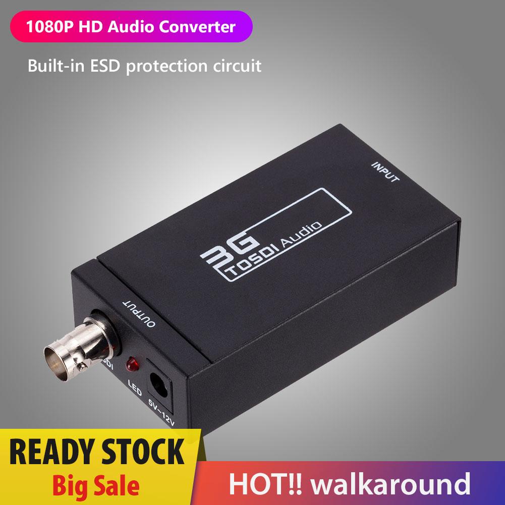 walkaround BNC HDMI-compatible to SDI Converter 2CH Mini 1080P HD 3G Video Adapter