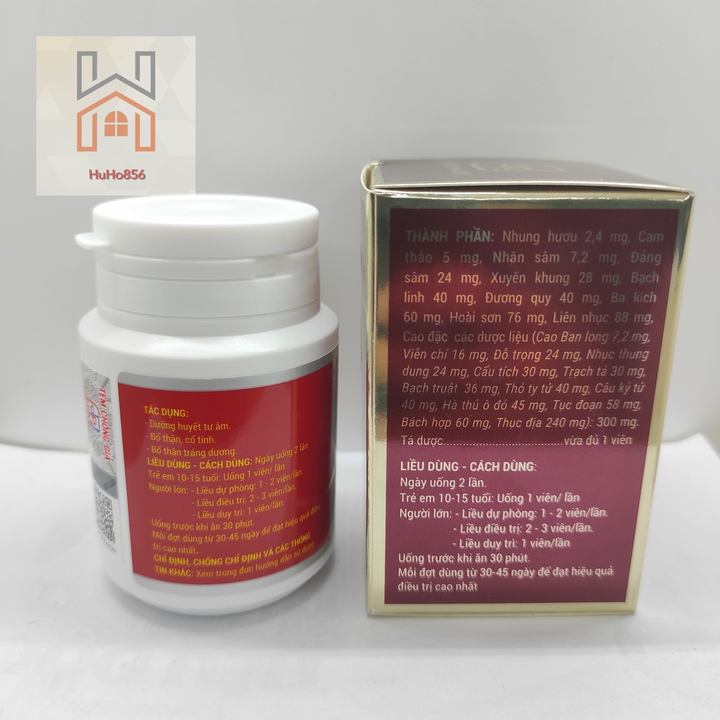 Sâm nhung bổ thận TW3