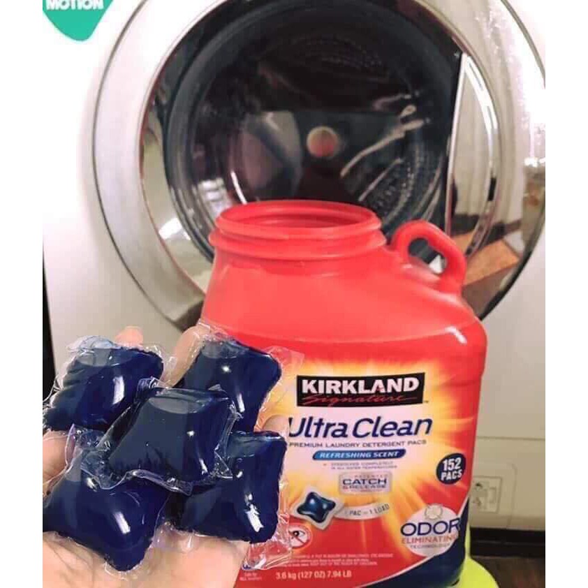 Viên giặt Kirkland Ultra Clean 152 viên_ Hàng Mỹ