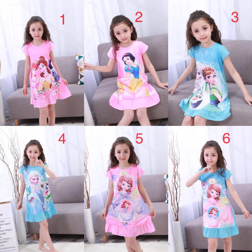 váy công chúa cho bé từ 5-10 tuổi