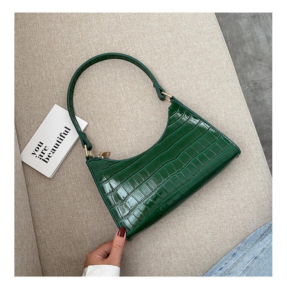 ZAIJIE24 Túi Xách Da Cá Sấu Sang Trọng