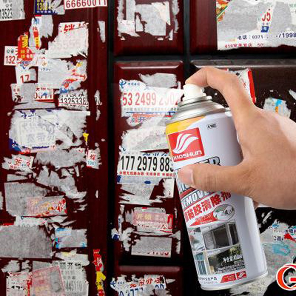 Chai xịt tẩy sạch mọi loại keo decal băng dính tem dán Haoshun Sticker Remove H1003 | BigBuy360 - bigbuy360.vn