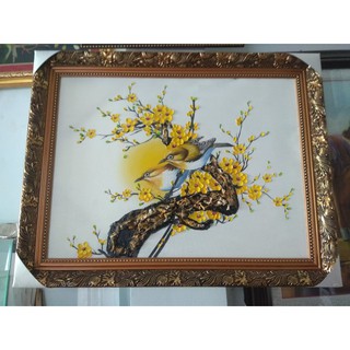 tranh sơn dầu vẽ tay