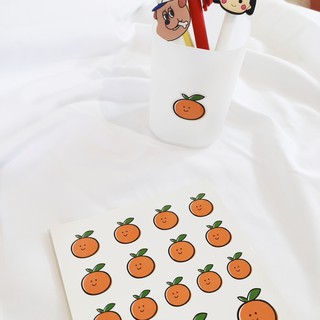 Sticker Dán Trang Trí Sổ, Đồ Dùng Hình Quả Cam