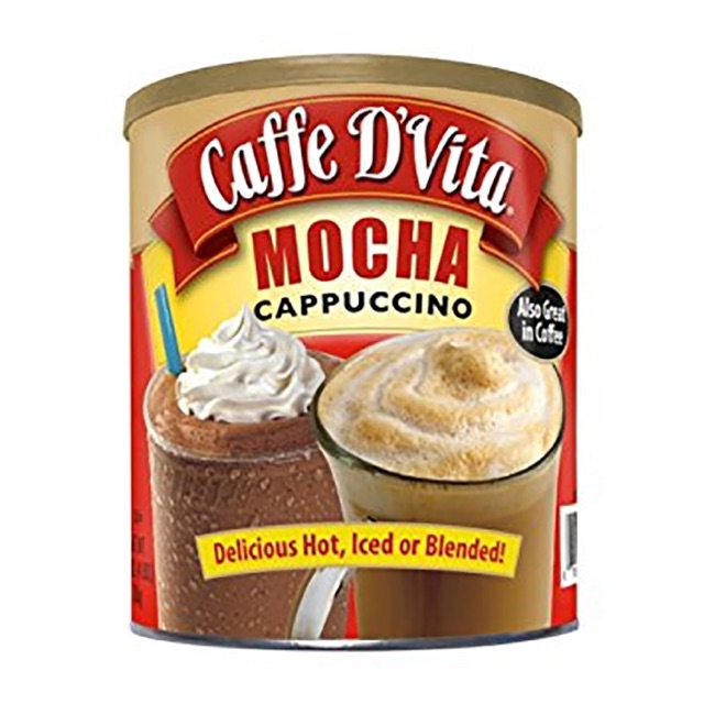 BỘT CÀ PHÊ CAFFE D’VITA MOCHA CAPPUCCINO (1.8KG) HÀNG MỸ DATE 2022