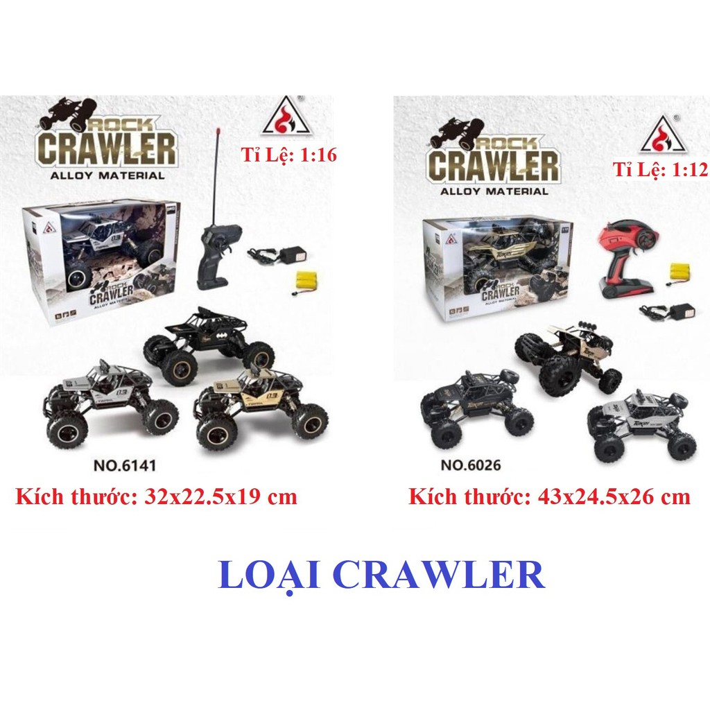 Đồ Chơi Xe Địa Hình Điều Khiển CRAWLER Hàng Siêu Chất Siêu Mạnh Mẽ, Pin Sạc Cao Cấp, Vượt Chướng Ngại Vật