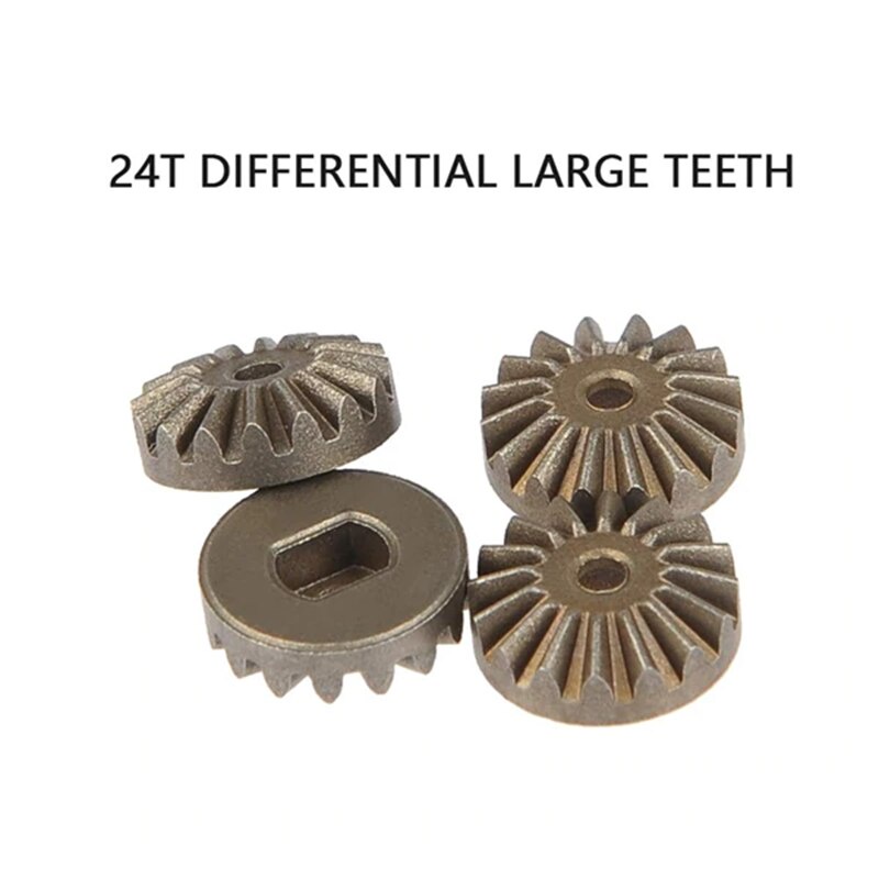 Bộ phận Wltoys 144001 Nâng cấp Bánh răng kim loại 30T 16T 10T Bánh răng dẫn động vi sai cho Wltoys 144001 12428 12429 12423 12429