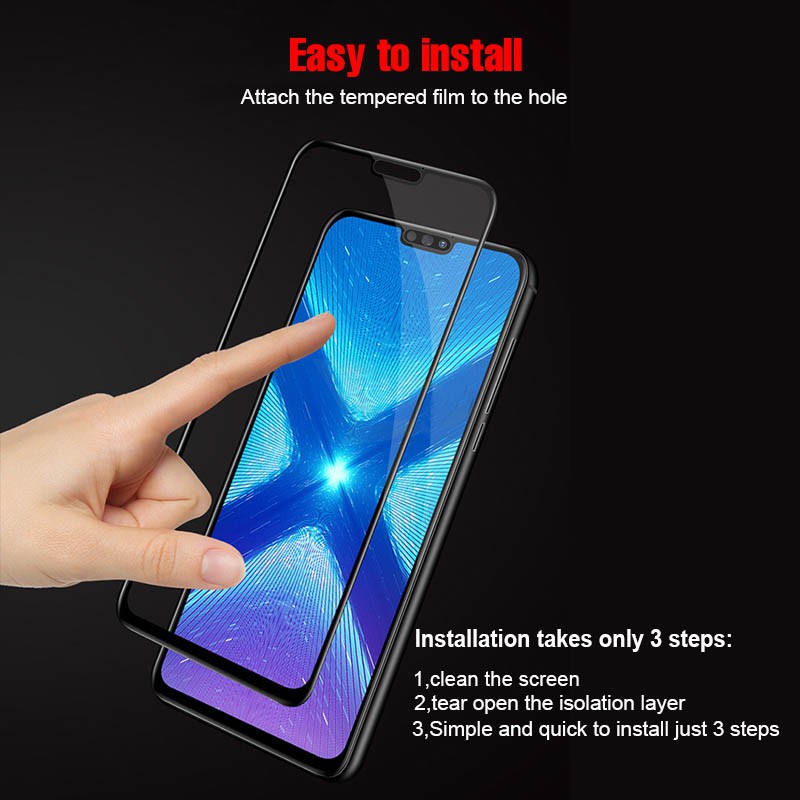 Tempered Glass Film for Nokia 9 8 7 6 5 3 X5 1.4 2.4 5.4 2.2 4.2 7.1 8.1 Plus Full Coverage Screen Protector