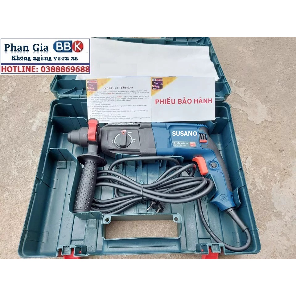Máy Khoan Đục Bê Tông 1200W,  3 Chế Độ 2 - 26 Cam kết 100% Ruột Đồng Máy Khỏe Chạy Êm Bền