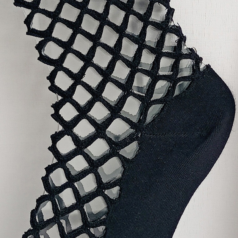 brroa Women Fishnet Socks Multi-color Hollow Out Socks Breathable Thin Mesh Socks Gift