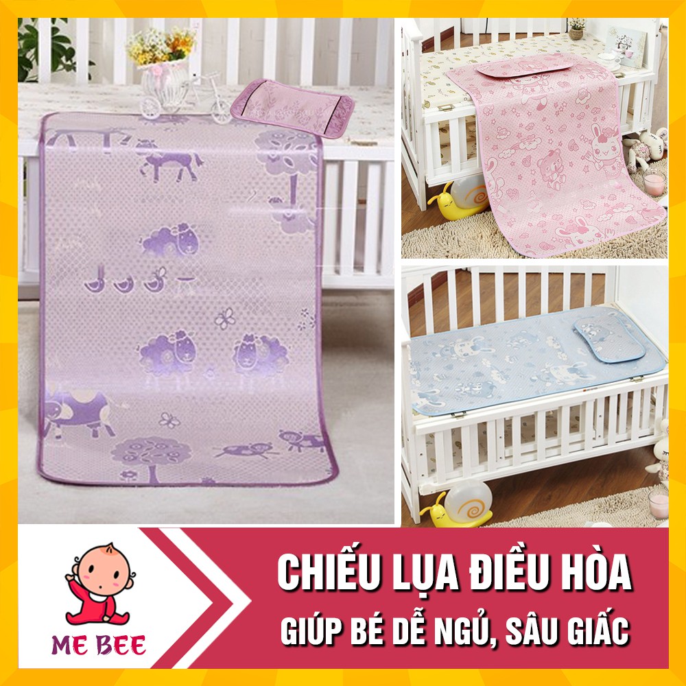 Chiếu điều hòa kèm gối thảo dược cao cấp cho bé