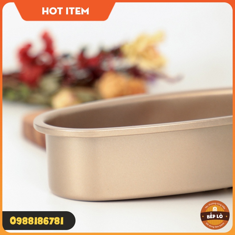 Khuôn oval chống dính  nướng bánh mì hoa cúc, bông lan phô mai bằng thép carbon HÀNG MỚI VỀ