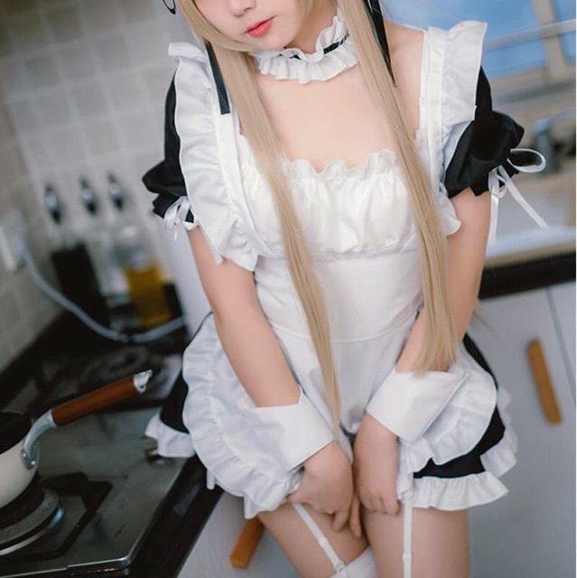 Trang phục hầu gái ngắn hoá trang cosplay sora