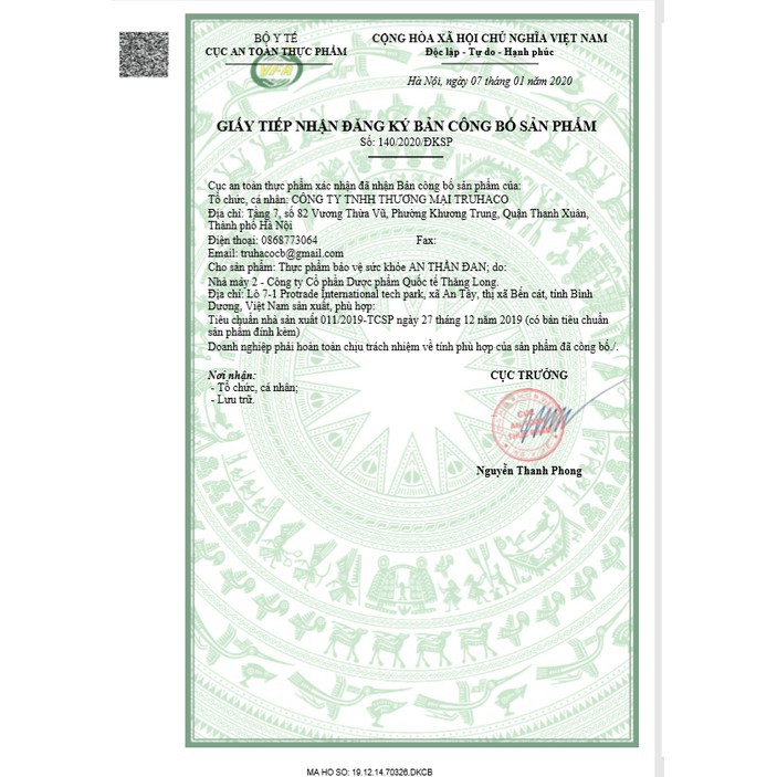 AN THẦN ĐAN - CHO GIẤC NGỦ NGON